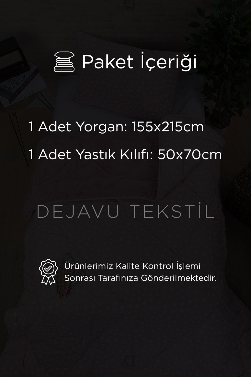 Tek Kişilik Welsoft Yorgan + Yastık Kılıfı Seti | Pembe Yıldız Desenli Çift Taraflı Yorgan Takımı